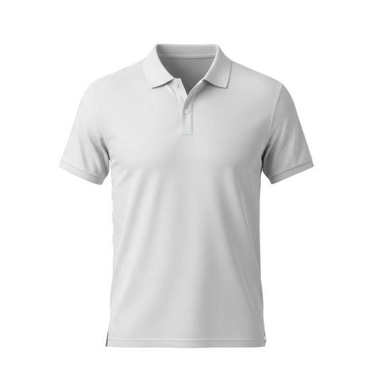 polo blanc coton 190g/m² personalisé